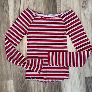 Justice brand fitted top